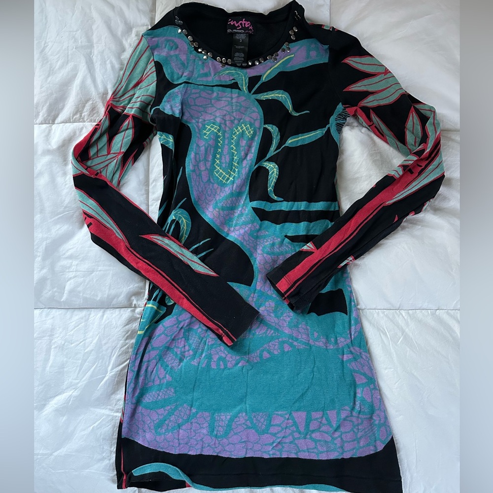 Desigual long sleeve mini dress